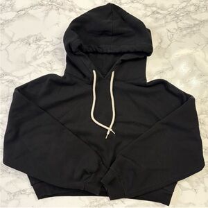 GAP Cropped Black Hoodie